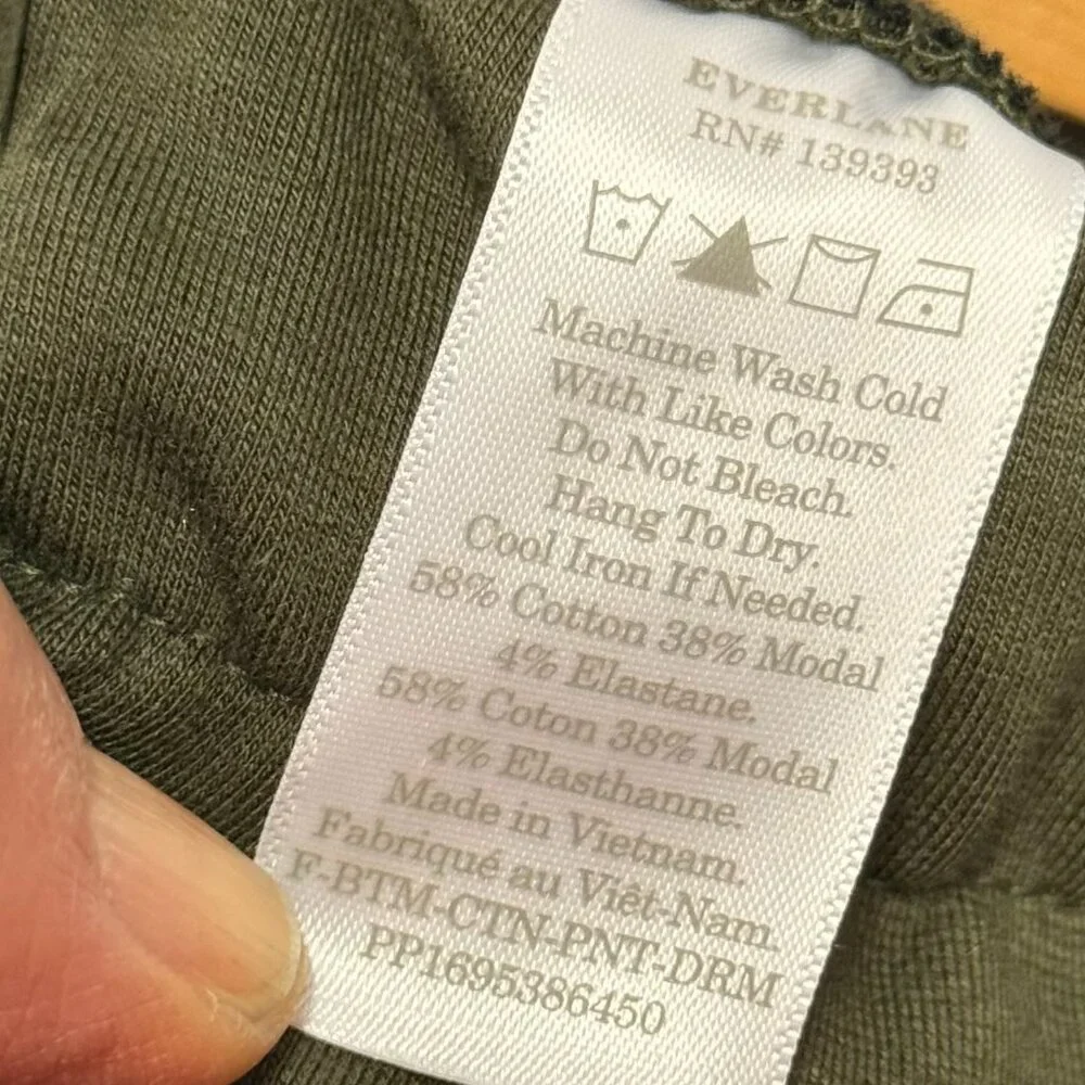 Everlane The Dream Pant in Dark Forest Green Size M - Picture 3 of 4